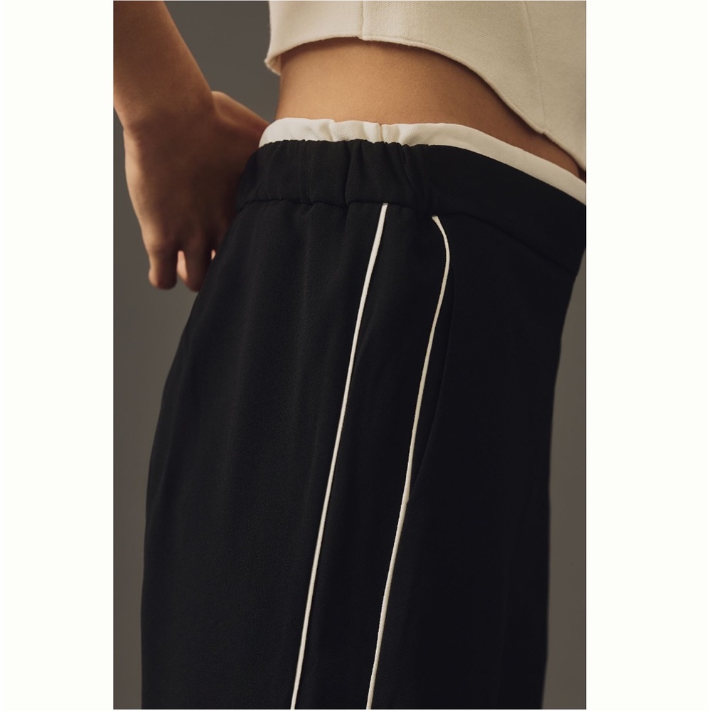 Anthropology Maeve Pull On Track Pants
